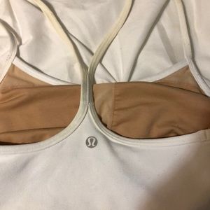 lululemon white power y tank